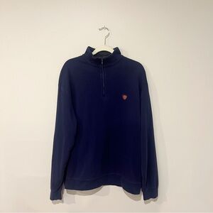 Ralph Lauren Polo Golf Navy Blue Quarter Zip Cotton